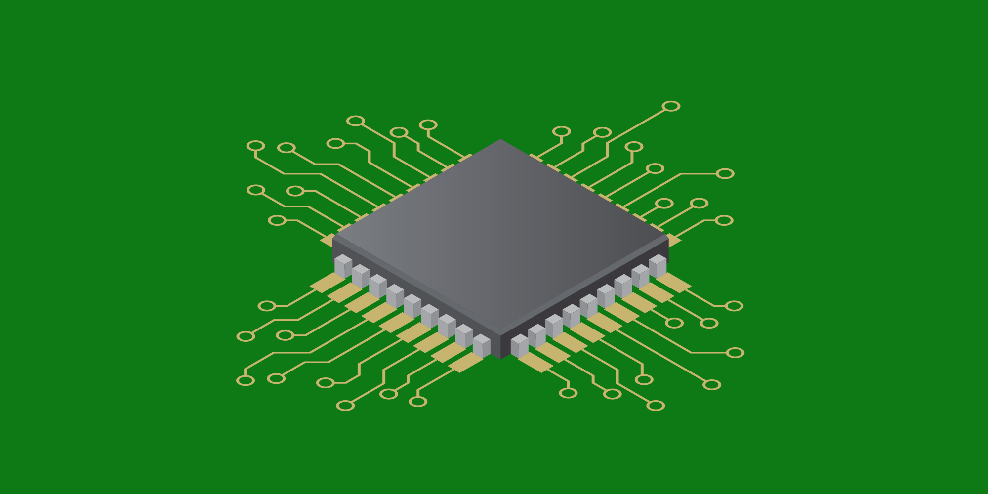 Graphic of a cpu core
