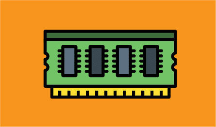 Graphic depicting a ram or memory stick