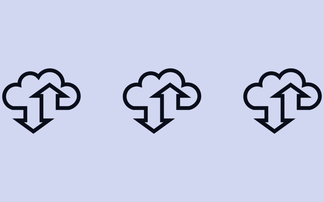 Icon depicting cloud computing