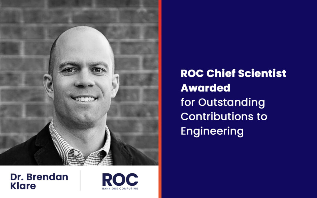 Brendan Klare, ROC Co-Founder and Chief Scientist, Honored with Distinguished Alumni Award