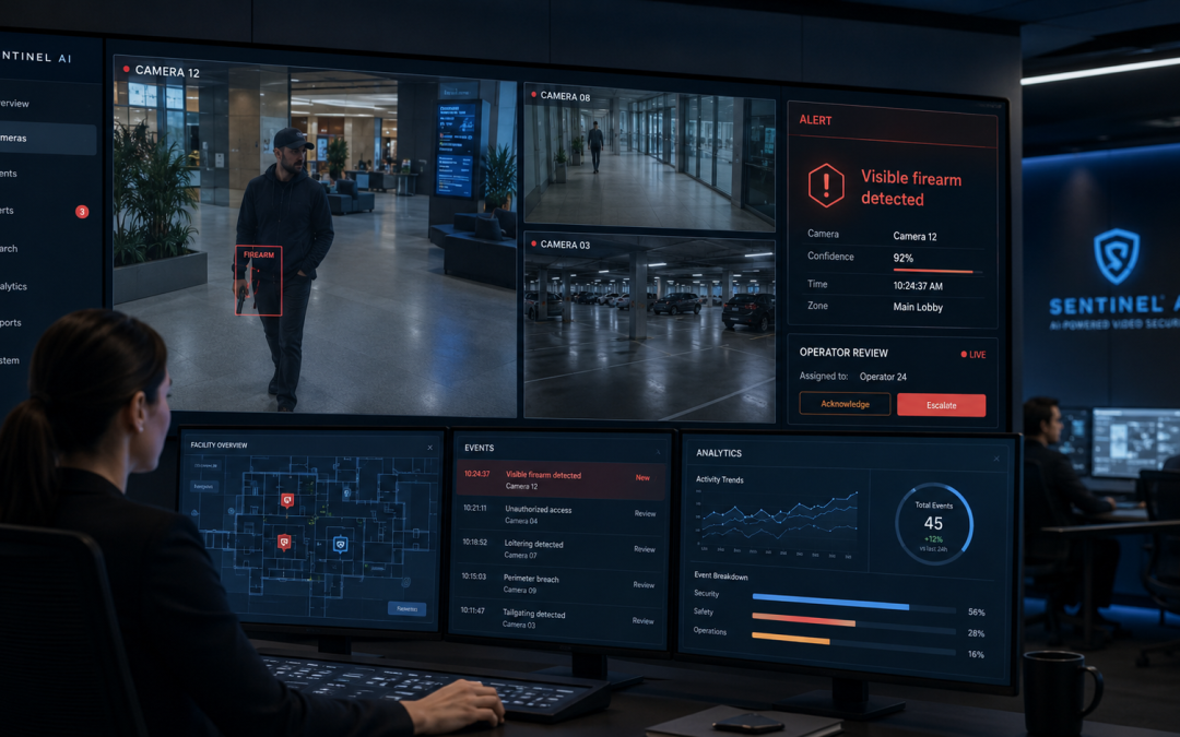 How AI Gun Detection Works: From Passive Cameras to Real-Time Alerts